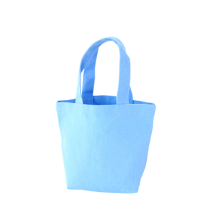 热卖纯色帆布便当学生饭盒包化妆手拿收纳手提小方包袋纯色饭盒袋