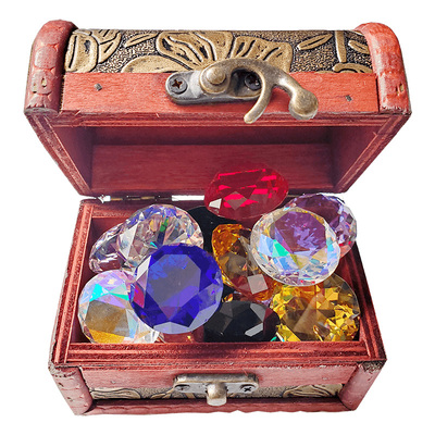 儿童宝石宝箱钻石水晶