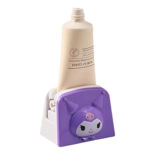 挤牙膏夹子洗面奶按压神器卡通可爱护肤品挤压夹儿童牙膏挤压器