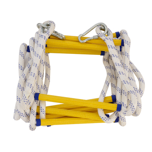 阳台逃生梯家用消防梯15米户外攀爬绳梯高层紧急救生梯挂墙折叠梯