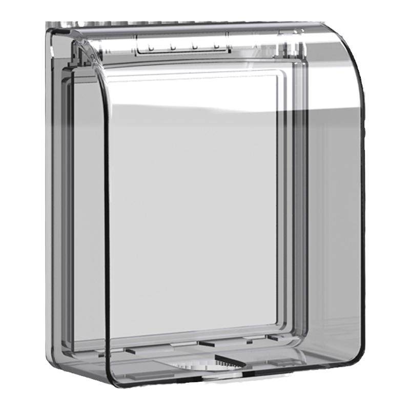 86型开关防水罩浴室粘贴式插座保护盖儿童防触电安全盒防水盒套