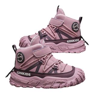 贵人鸟儿童鞋官方旗舰店官网女童运动鞋冬季新款加绒棉鞋加厚保暖