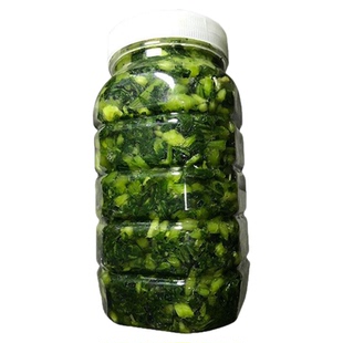 新鲜腌制绿色雪里红咸菜农家风味自制青色下饭雪里蕻小菜无防腐剂