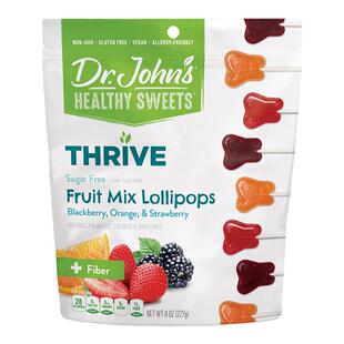 drjohns约翰博士无糖棒棒糖果护齿零食经典水果口味棒棒糖硬糖