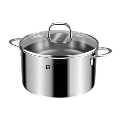 双立人不锈钢汤锅304加厚蒸炖煮