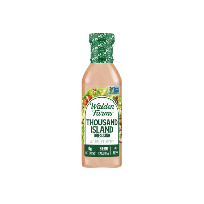 美国原装进口Walden Farms千岛沙拉酱凯撒酱牧场0卡0脂轻食调味