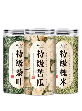 苦瓜干霜桑叶槐米泡茶一测正常了