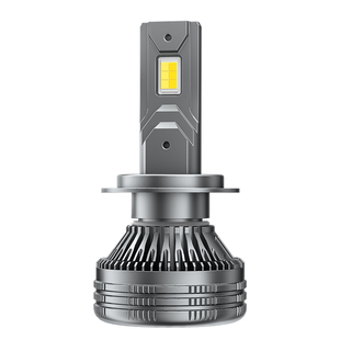 双色汽车LED大灯H4远光H7近光H11白黄金光9005H3改装超亮货车灯泡