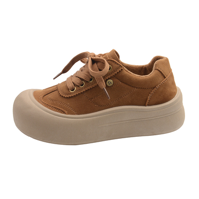 低帮板鞋女冬季设计感小众休闲鞋