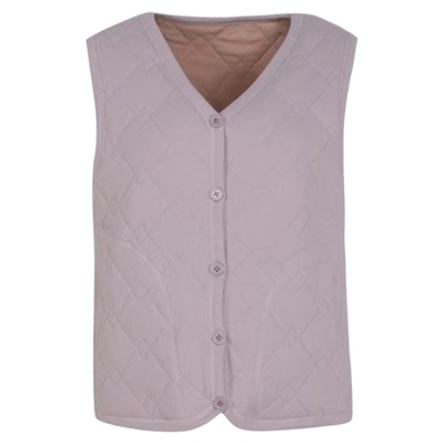 都市丽人LWH4A6女士保暖上衣V领开衫7A级抗静电亲肤加绒保暖背心