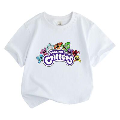 微笑动物衣服短袖T恤男女童装