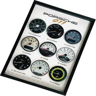 保时捷911进化史相框历代经典仪表盘进化史车迷装饰框送男友礼物