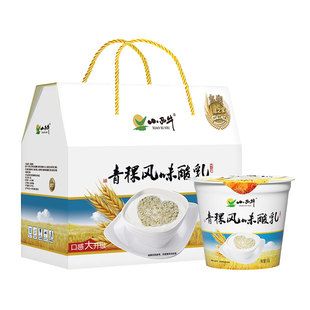 青藏人家 小西牛青稞酸奶青海特产谷物酸奶新鲜日期 150g*12杯