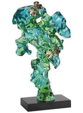 京茵透明艺术摆件轻奢装饰品