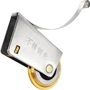 衣柜移门滑轮卫生间钛合金玻璃推拉门轮凸凹型浴室轮移动门下滑轮