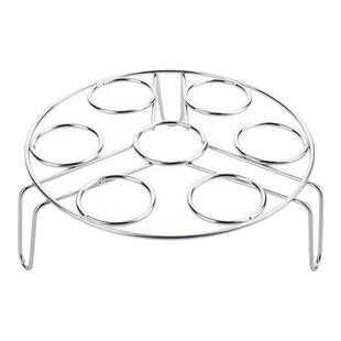 不锈钢蒸架加粗加厚家用多功能高低脚蒸格架子隔热架蒸鸡蛋架蒸饭