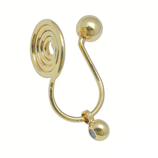 不弯针款蚊香盘耳夹转换器无痛隐形耳钉改耳环改无耳洞耳夹垫配件