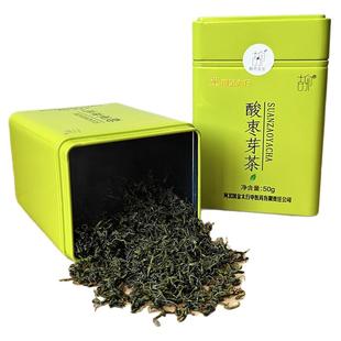 国金野生酸枣芽野酸枣叶茶养生安神助眠茶酸枣仁茶健康养生茶