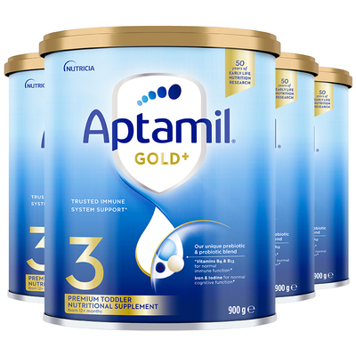 aptamil爱他美3段金装四罐装奶粉