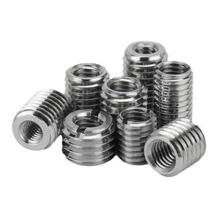 牙套螺丝303不锈钢自攻螺套螺纹标准内外牙套螺纹套一字开槽螺套