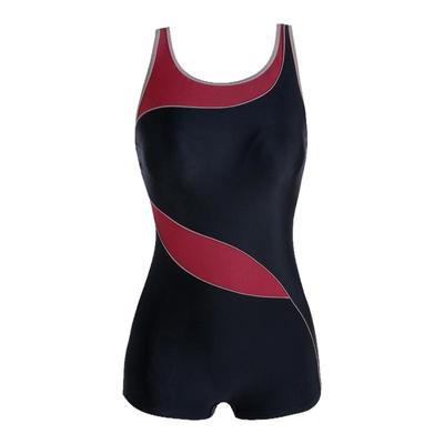 女连体平角泳衣大码竞速专业运动