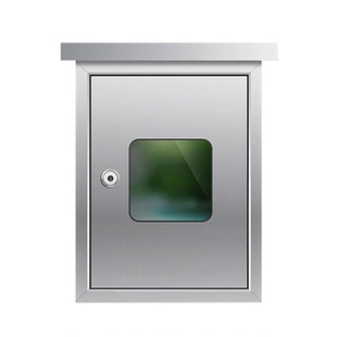 不锈钢燃气表箱304天然气表箱201加厚户外燃气计量箱保护罩防雨款