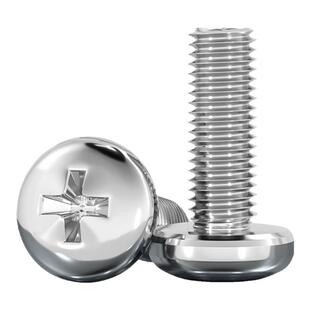 4#-40 6#-32 8#-32 美制304不锈钢盘头十字螺丝UNC圆头英制螺钉mm