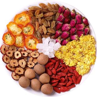 桂圆红枣枸杞玫瑰八宝花茶女养生茶包补气血水果茶适合女生泡水喝