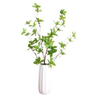 北欧仿真绿植假花日本吊钟单枝长马醉木叶假树枝客厅装饰植物落地