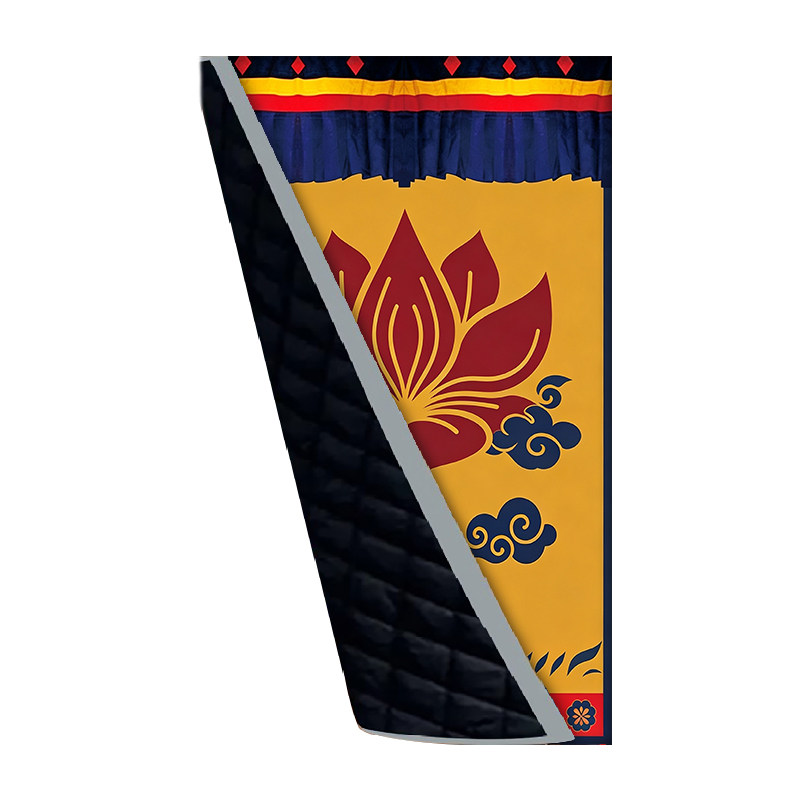 藏式加厚保暖八吉祥隔断门帘