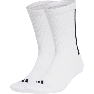 Adidas/阿迪达斯正品2025新款男女同款透气中筒袜两双装JJ1140