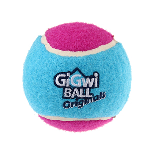 GiGwi贵为G-ball狗狗毛绒玩具球发声磨牙耐咬巡回互动四只装