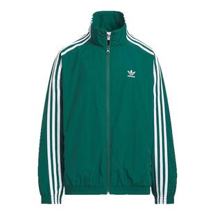 Adidas阿迪达斯儿童装男女大童三叶草梭织外套休闲运动服KQ5493