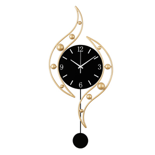 钟表客厅挂钟家庭背景墙2025新款装饰时钟现代简约网红高档石英钟