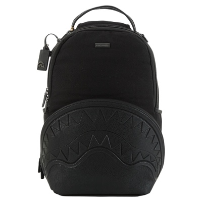 SprayGround鲨鱼嘴25新款黑色双肩包男女学生大容量书包潮流背包