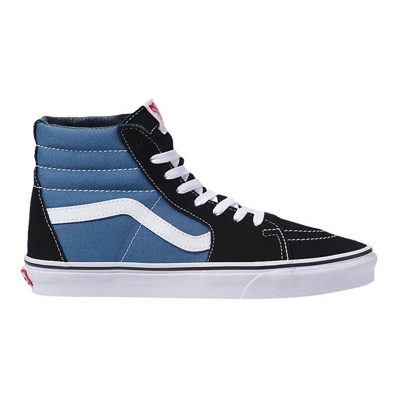 VANS经典款蓝色高帮范斯帅气