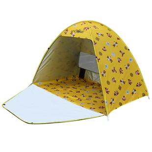 户外速开帐篷沙滩帐遮阳简易儿童公园海边休闲全自动露营帐篷防晒