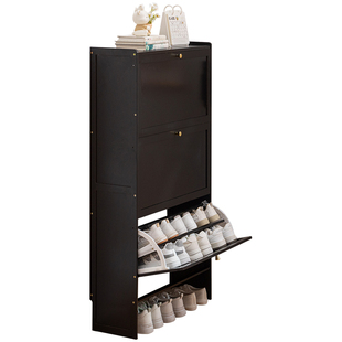 超薄鞋柜家用门口翻斗鞋架子入户门玄关省空间简易大容量收纳神器