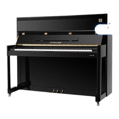 STRAUSS施特劳斯旗舰款进口实木音板SH122Y家用初学考级立式钢琴