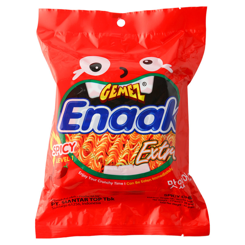 印尼进口辣味怀旧零食小鸡面