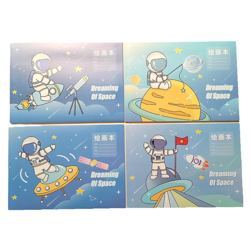 儿童空白画画本小学生加厚胶装A4绘画本素描本幼儿园涂鸦本图画本