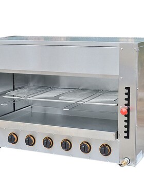 杰亿燃气升降面火炉底面晒火炉商用烘烤机烧烤肉箱烤鱼炉FY-16.R