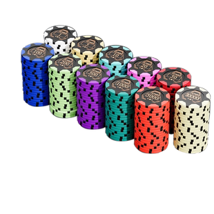 筹码棋牌室专用卡片德州扑克粘土筹码币打麻将打牌用的黏土筹码牌