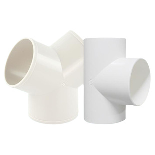 y型排风管三通浴霸100排气铝箔气管风管PVC接头150抽油烟机连接