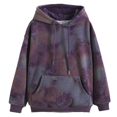 女童卫衣秋冬季新款2025中大童加厚衣服外套韩版洋气连帽加绒上衣