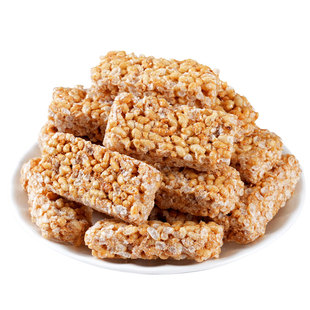 农家自制炒米糖手工米花糖红沙冻米糖花生糖安徽特产零食500g正宗