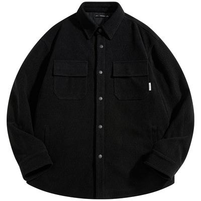 太平鸟男装肌理感衬衫式夹克