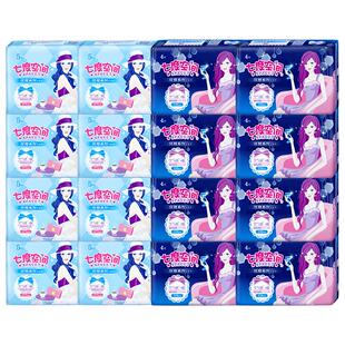 七度空间卫生巾夜用338+275姨妈巾组合装整箱批发官方旗舰店正品
