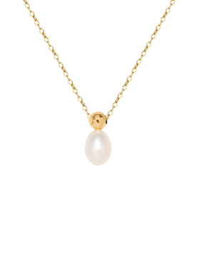 安眠曲女中古香水瓶项链淡水珍珠