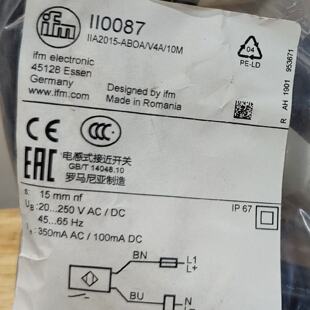 议价IFM II0087 II502A II5913 II5936 全新原装正品易福门  现货